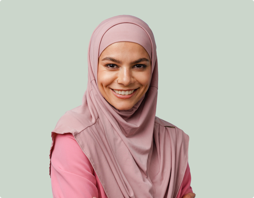 photo of a woman in hijab
